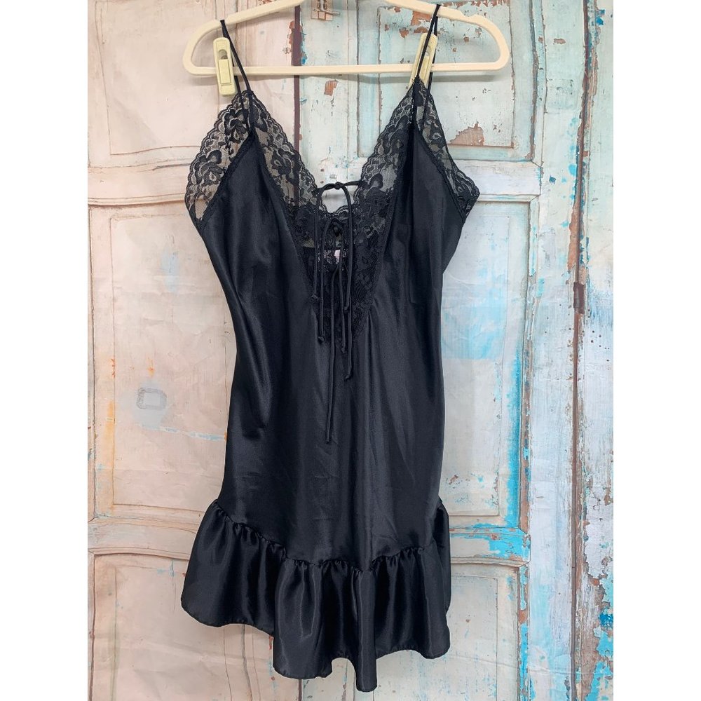 Feather Bed Intimates Black Medium - image 6